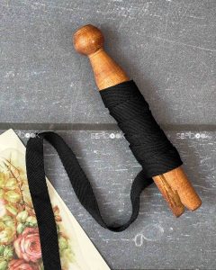 نوار ترویرا  _ 1.5سانت مشکی _ 5 متری