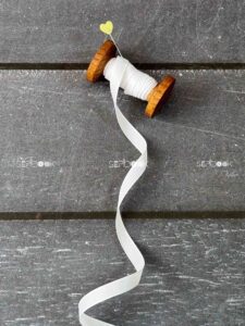 روبان گروگرن_ 1سانت سفید