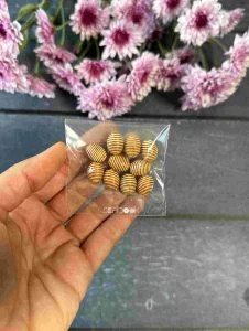 مهره های تزیینی چوبی کد 255