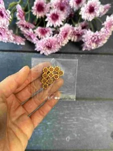 مهره های تزیینی چوبی کد 256