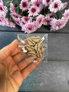 مهره های تزیینی چوبی کد 257