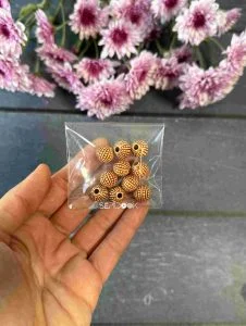 مهره های تزیینی چوبی کد 258