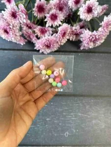 مهره های تزیینی رنگی کد 268