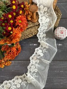 تور دانتل طرح ۳گل