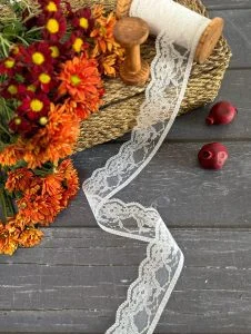 تور نواری  طرح شاخه گل رز