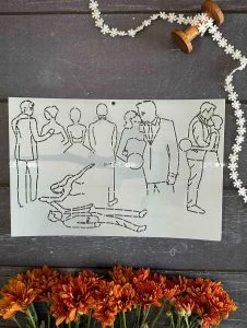 شابلون عروس داماد 5عددی (کد01)