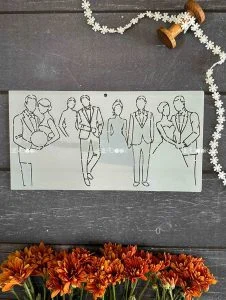 شابلون عروس داماد 4عددی (کد02)