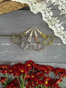 قیچی آنتیک مدل شکوفه