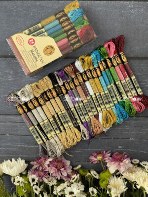 پک 24 عددی نخ متالیک پنگوئن