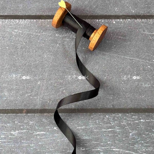 روبان گروگرن_ 1سانت مشکی