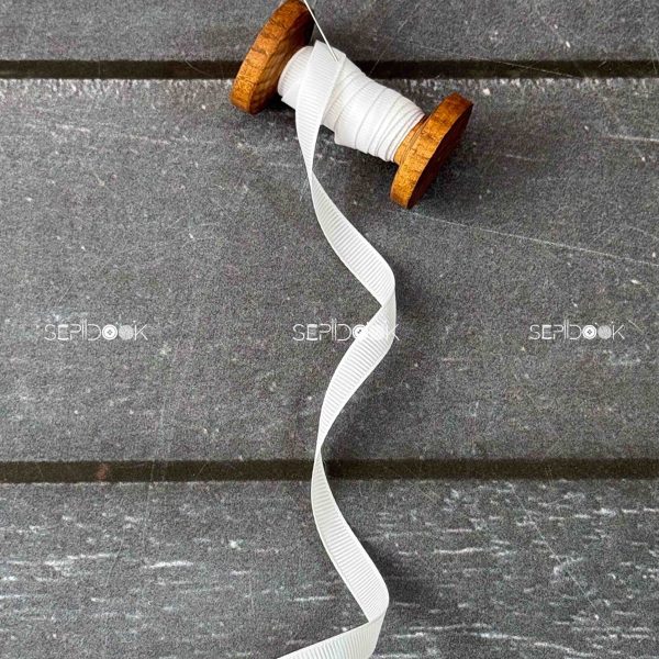 روبان گروگرن_ 1سانت سفید