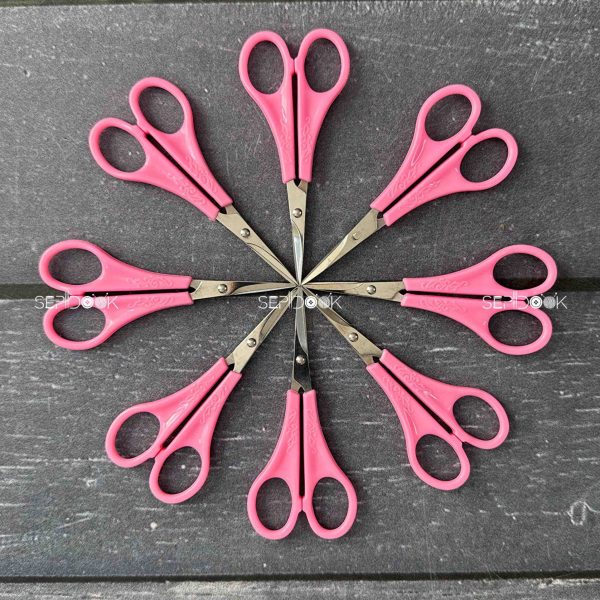 قیچی دسته صورتی