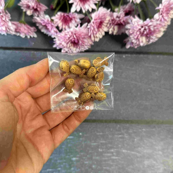 مهره های تزیینی چوبی کد 247