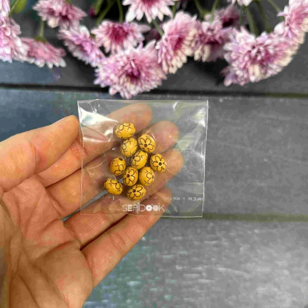 مهره های تزیینی چوبی کد 250