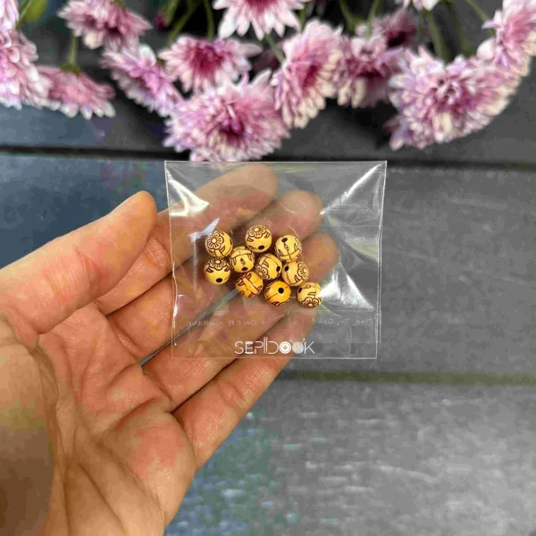 مهره های تزیینی چوبی کد 251