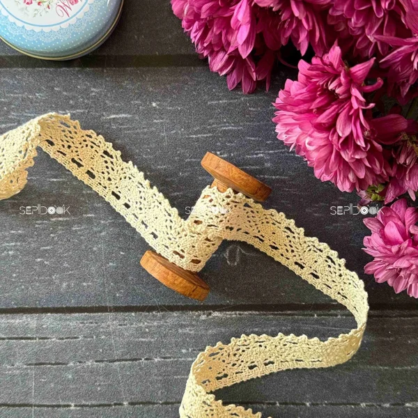 نوار کتان قلاببافی (چشمی)